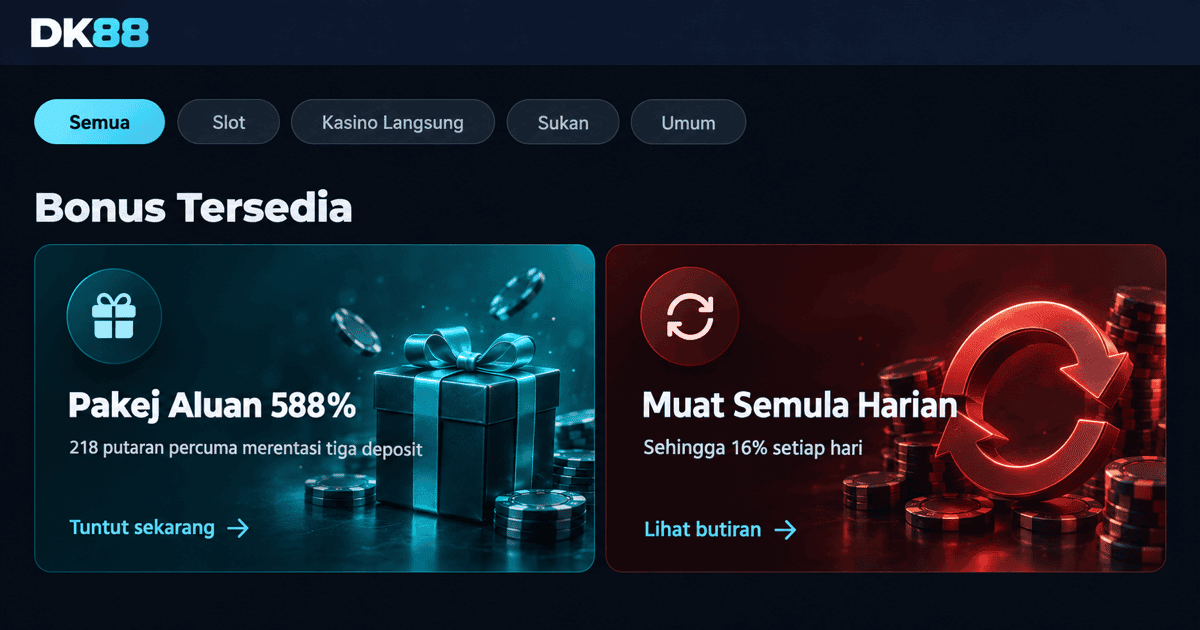 Tawaran pakej aluan DK88